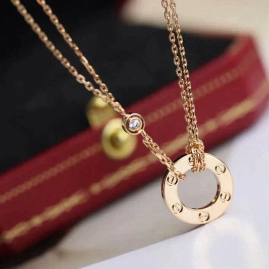 Love Circular Pendant