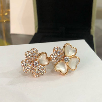 Clover Ring, Diamond Cut 2 Motif