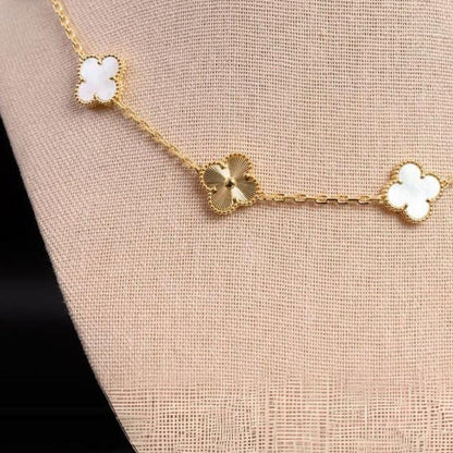 Gold & Pearl White Clover