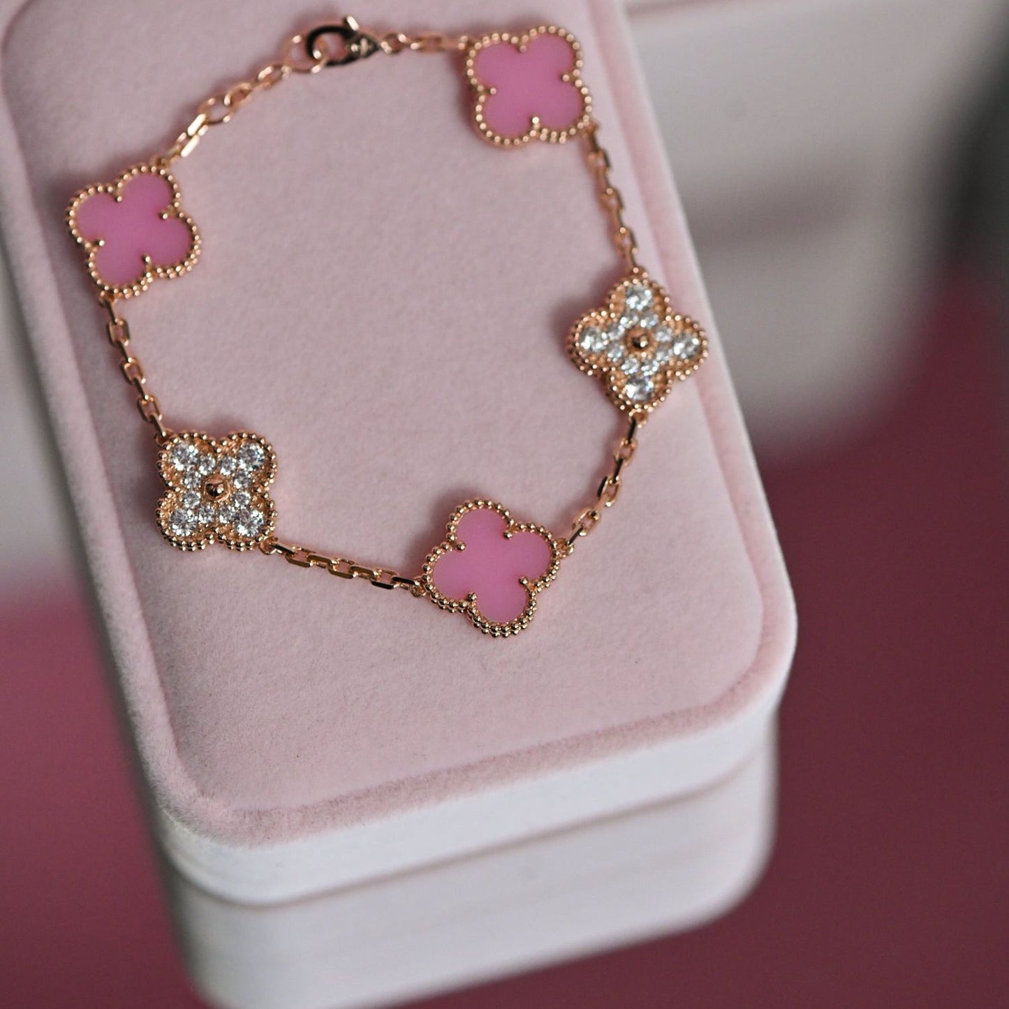 Rose Gold Pink And Shine Bracelet