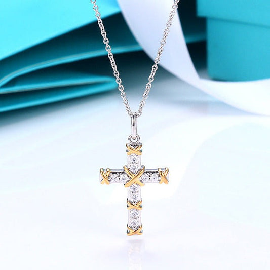 Toffee Cross Necklace