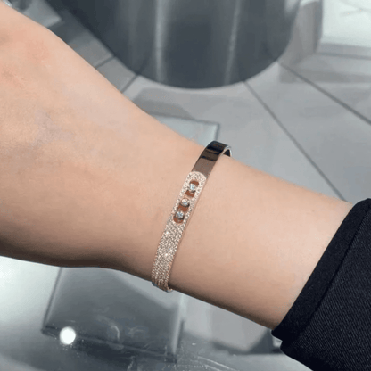 Dainty Bangle W/ Stones