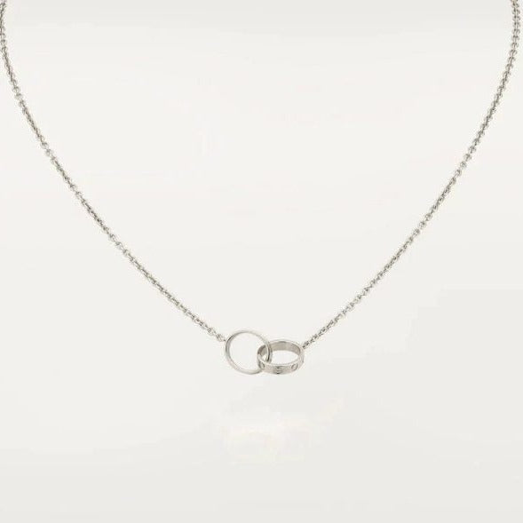 Love Necklace Double Ring